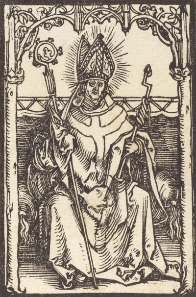 Den hellige Erasmus, ca. 1500. av Albrecht Dürer