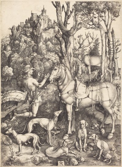 Sankt Eustatius av Albrecht Dürer