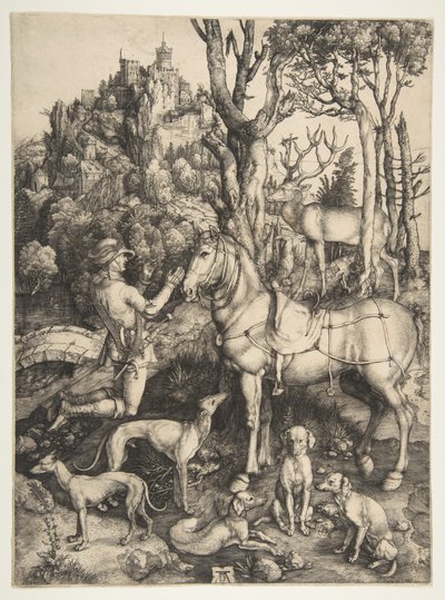 Sankt Eustachius av Albrecht Dürer
