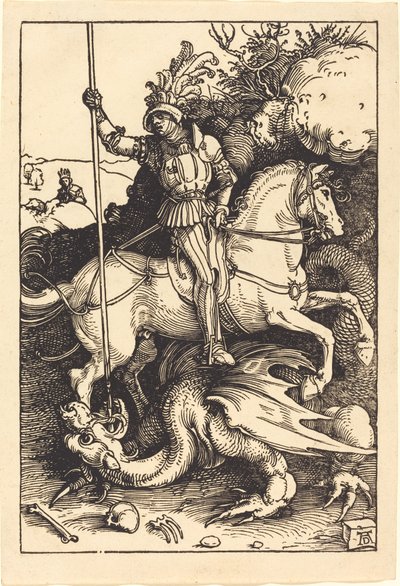 Saint George dreper dragen av Albrecht Dürer