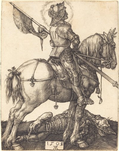 Saint George til hest av Albrecht Dürer