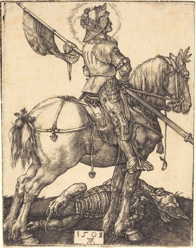 Saint George til hest av Albrecht Dürer