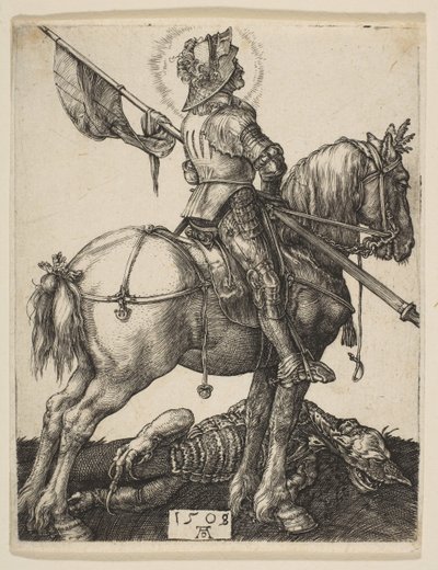 Saint George til hest, 1505-8. av Albrecht Dürer