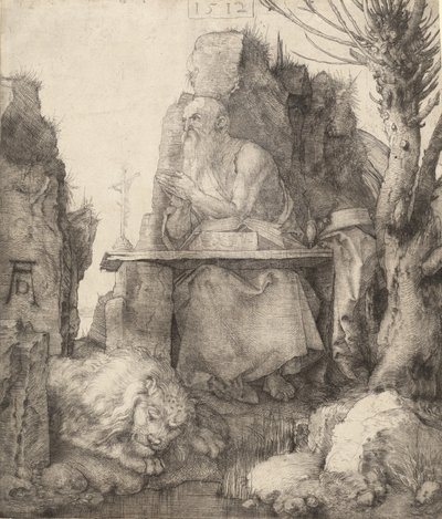 Saint Hieronymus av Pollard Willow, 1512. av Albrecht Dürer