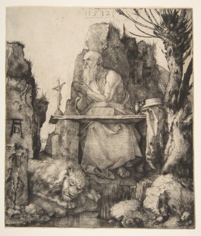 Saint Hieronymus av Pollard Willow, 1512. av Albrecht Dürer