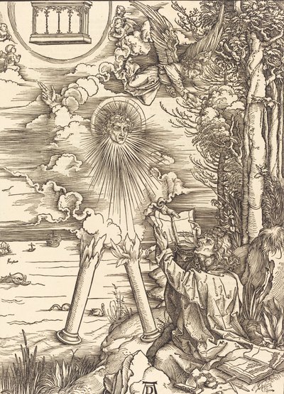 Saint John Devouring the Book, 1498. av Albrecht Dürer