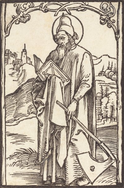 Saint Matthias, ca. 1500. av Albrecht Dürer