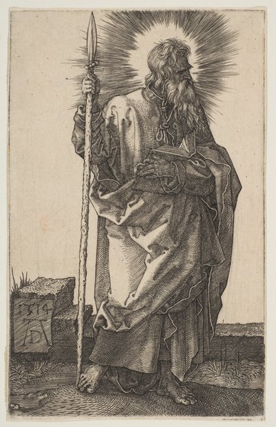 Saint Thomas, 1514.  av Albrecht Dürer