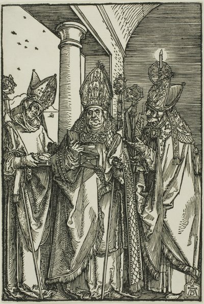 De hellige Nicholaus, Ulrich og Erasmus av Albrecht Dürer