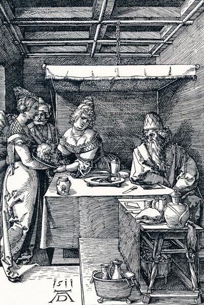 Salome presenterer hodet til døperen Johannes for Herodias, 1511 1906 av Albrecht Dürer
