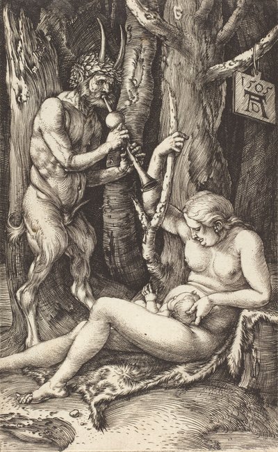 Satyr-familien, 1505. av Albrecht Dürer