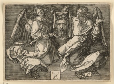 Veronikas svetteduk, holdt av to engler av Albrecht Dürer
