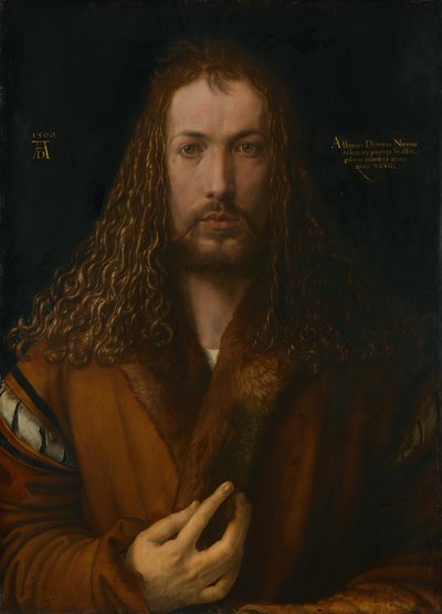 Selvportrett i et pelsskjørt, 1500. av Albrecht Dürer