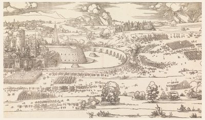 Beleiring av en by (del 1) av Albrecht Dürer