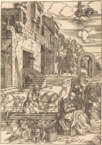 Den hellige families opphold i Egypt av Albrecht Dürer