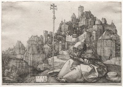 St. Anthony Reading, 1519. av Albrecht Dürer