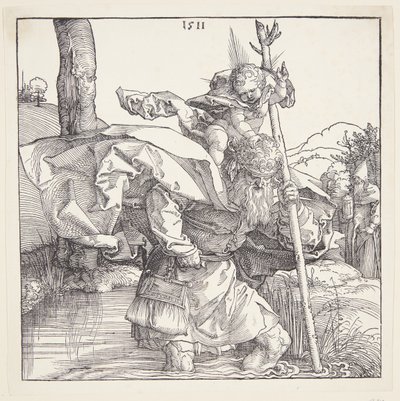 St. Christopher av Albrecht Dürer