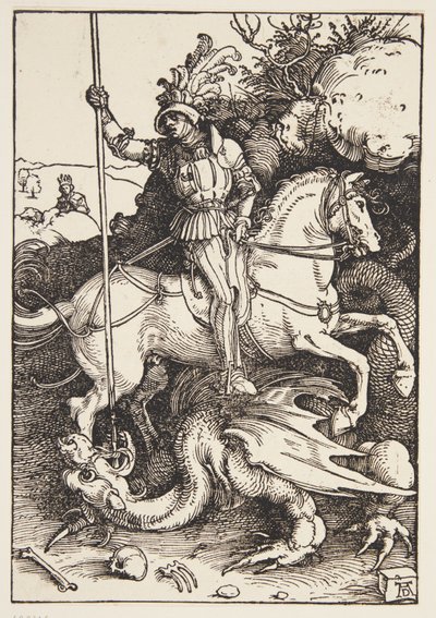 St. Georg dreper dragen av Albrecht Dürer