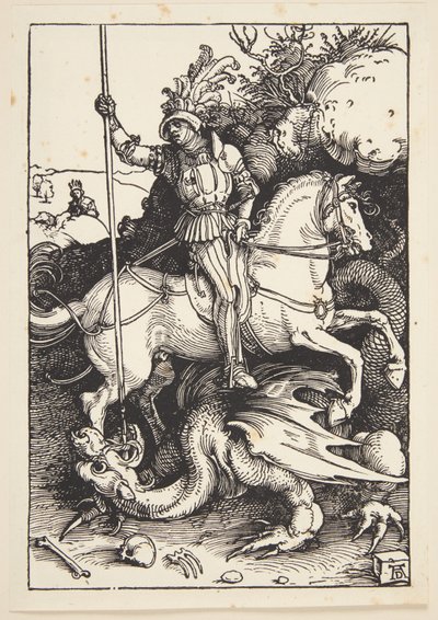 St. Georg dreper dragen av Albrecht Dürer