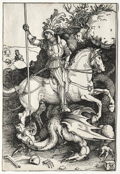 St. George dreper dragen av Albrecht Dürer