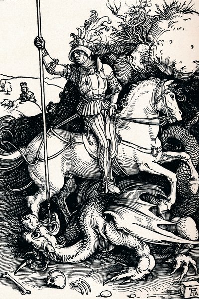 St George og dragen, 1505 1906 av Albrecht Dürer