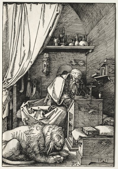 St. Hieronymus i sin celle av Albrecht Dürer