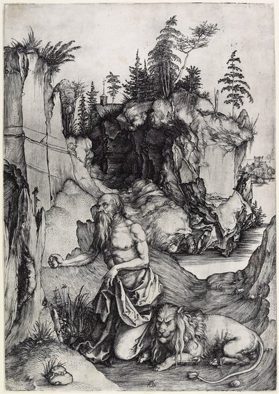 St. Hieronymus i bot, ca. 1497 av Albrecht Dürer