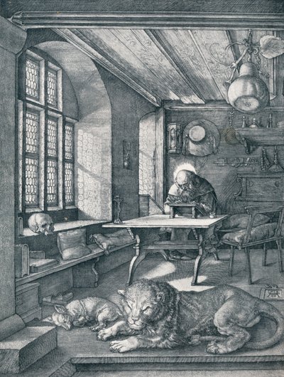 St Jerome i hans studie, 1514 1906 av Albrecht Dürer