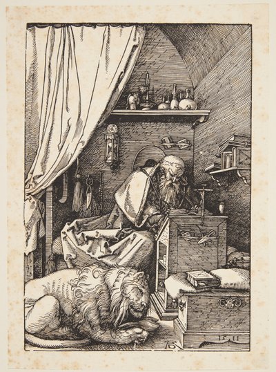 St. Hieronymus i sin celle av Albrecht Dürer