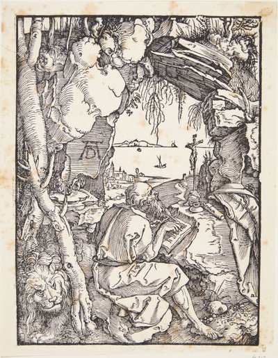 St. Hieronymus i hulen av Albrecht Dürer