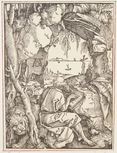 St. Hieronymus i hulen av Albrecht Dürer