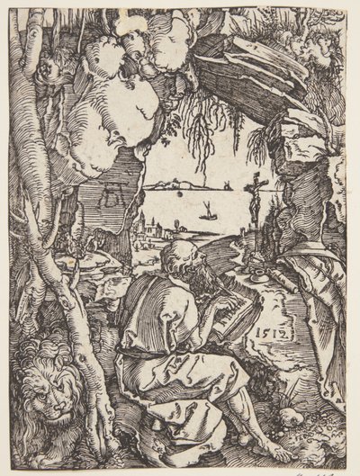 St. Hieronymus i hulen av Albrecht Dürer