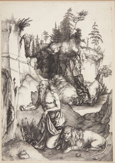 St. Hieronymus botferdig i villmarken av Albrecht Dürer