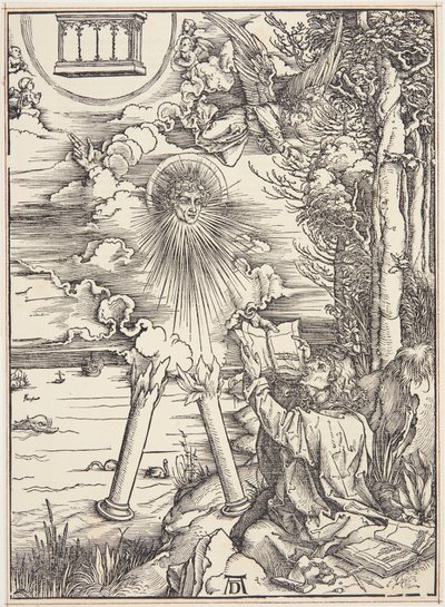 St. John Devouring the Book av Albrecht Dürer