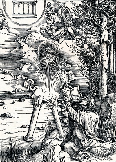 St John Devouring the Book, 1498 1906 av Albrecht Dürer