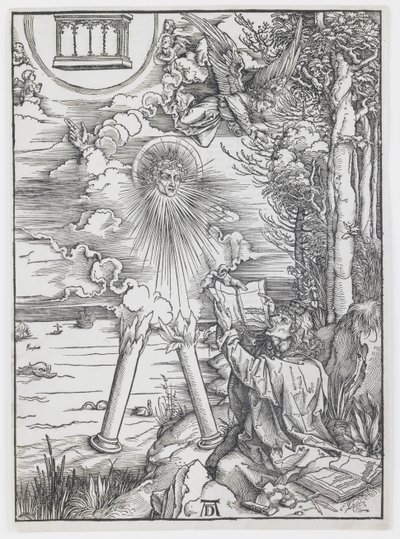 St. John Devouring the Book, fra «The Apocalypse» av Albrecht Dürer