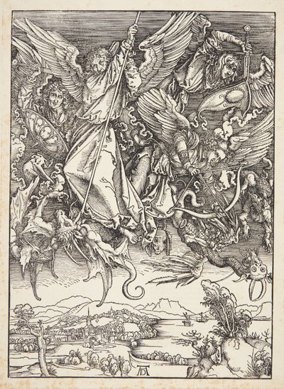 St. Michael som kjemper mot dragen av Albrecht Dürer
