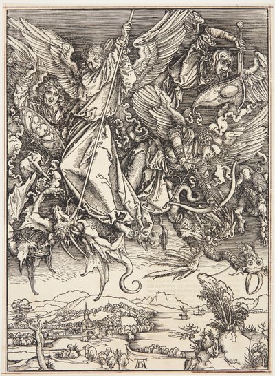 St. Michael som kjemper mot dragen av Albrecht Dürer