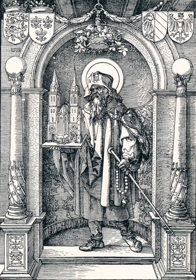 St Sebaldus in the Niche, 1518 1906 av Albrecht Dürer