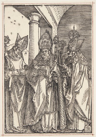Sts. Nicholas, Ulrich og Erasmus av Albrecht Dürer