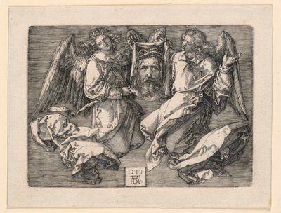 Sudarium vist av to engler av Albrecht Dürer