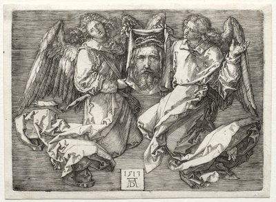 Sudarium vist av to engler av Albrecht Dürer