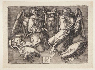 Sudarium vist av to engler av Albrecht Dürer