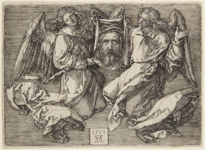 Sveteduk holdt av to engler av Albrecht Dürer