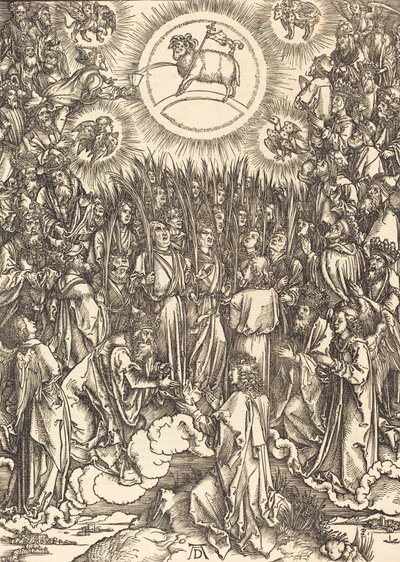 Lammets tilbedelse, 1498. av Albrecht Dürer