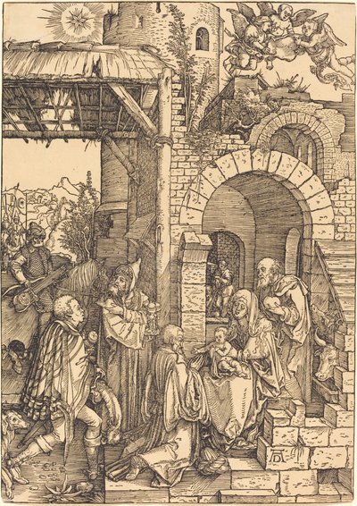 Tilbedelsen av magiene av Albrecht Dürer