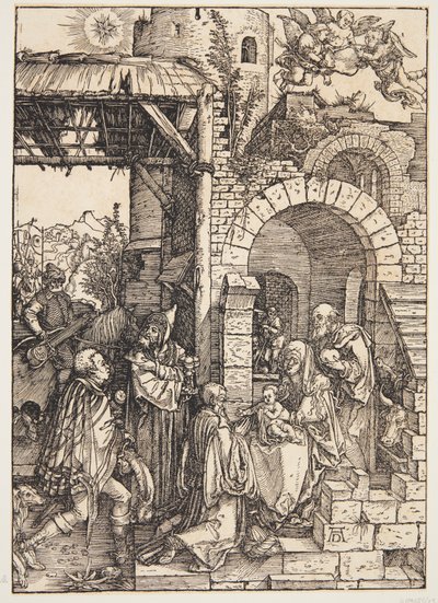 Tilbedelsen av magiene av Albrecht Dürer