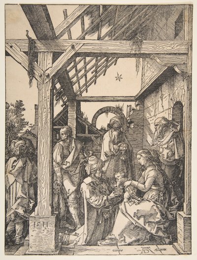 The Adoration of the Magi, 1511. av Albrecht Dürer