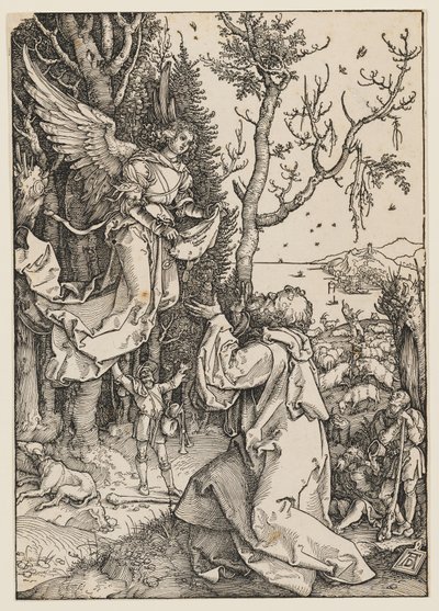Engelen viser seg for Joakim av Albrecht Dürer
