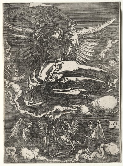 Engelen med Sudarium av Albrecht Dürer